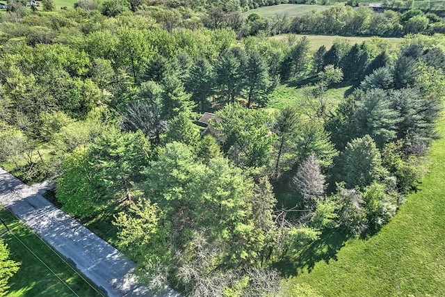 2752 N Sangamon Rd, Decatur, IL 62521 - aerial view of a heavily wooded area