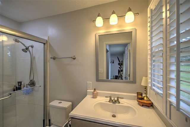 5354 N Macarthur Rd, Forsyth, IL 62535 - bathroom featuring a shower stall and vanity