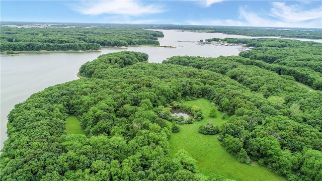 2145 E 1500 N Rd, Shelbyville, IL 62565 - bird's eye view of a nearby body of water and a forest