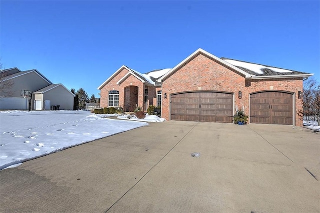 ranch-style house with a garage