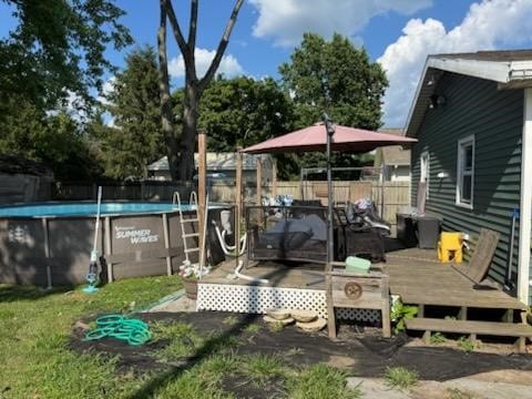 1422 Ohio Ave, Windsor, IL 61957 - view of deck