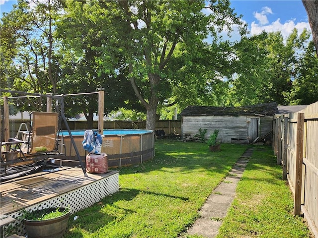 1422 Ohio Ave, Windsor, IL 61957 - fenced backyard with a storage shed