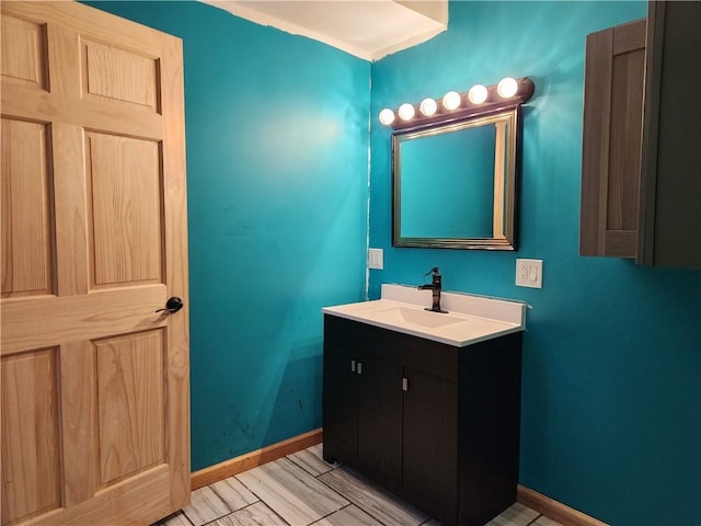 1422 Ohio Ave, Windsor, IL 61957 - bathroom with vanity and baseboards
