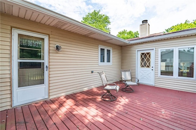 4642 Dogwood Ct, Decatur, IL 62526 - view of wooden terrace