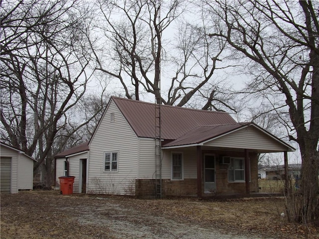 view of front of home