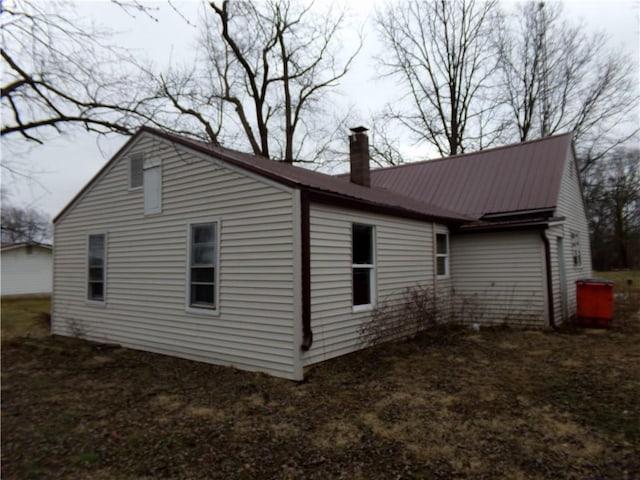 view of side of property