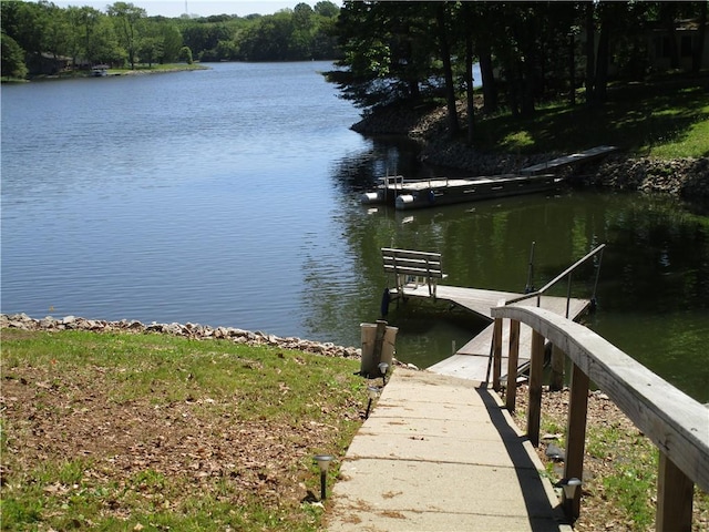 15 Oak Tree Ln, Pana, IL 62557 - dock with a water view