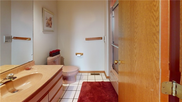 10 Lakeshore Ct, Danville, IL 61832 - bathroom with tile patterned floors and vanity