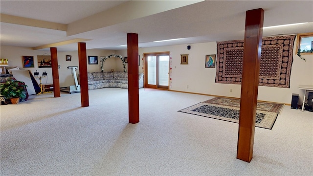 10 Lakeshore Ct, Danville, IL 61832 - basement featuring carpet flooring