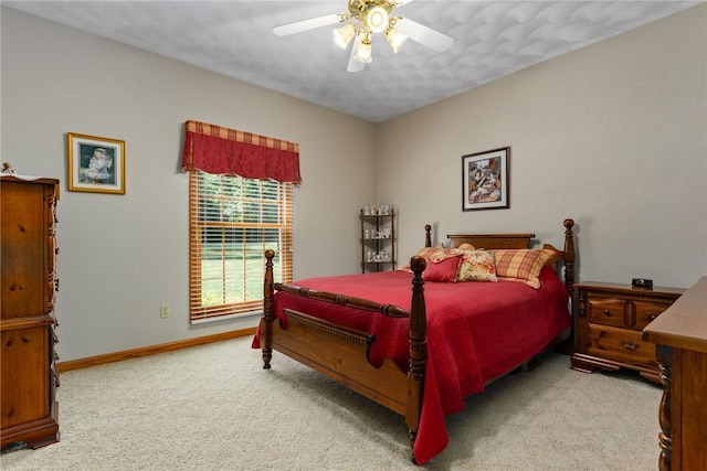 8434 Meadowview Rd, Effingham, IL 62401 - bedroom with carpet flooring and ceiling fan