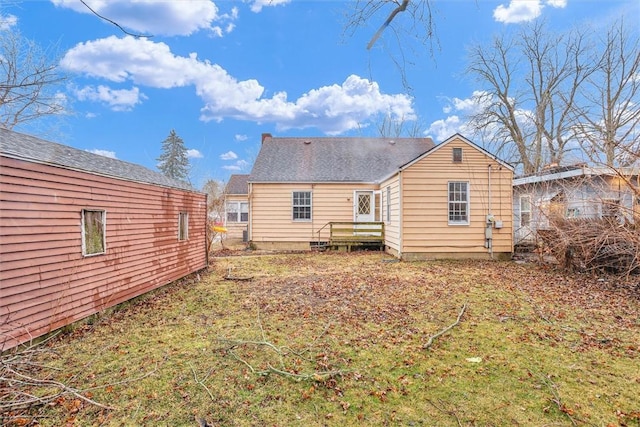 view of back of property