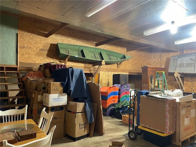 view of storage room