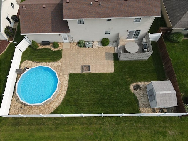 107 Edgewood Ave, Effingham, IL 62401 - view of pool with a fenced backyard
