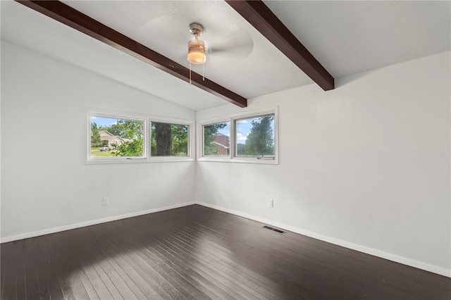 3044 Greenlake Dr, Decatur, IL 62521 - unfurnished room with healthy amount of natural light, a ceiling fan, and wood-type flooring