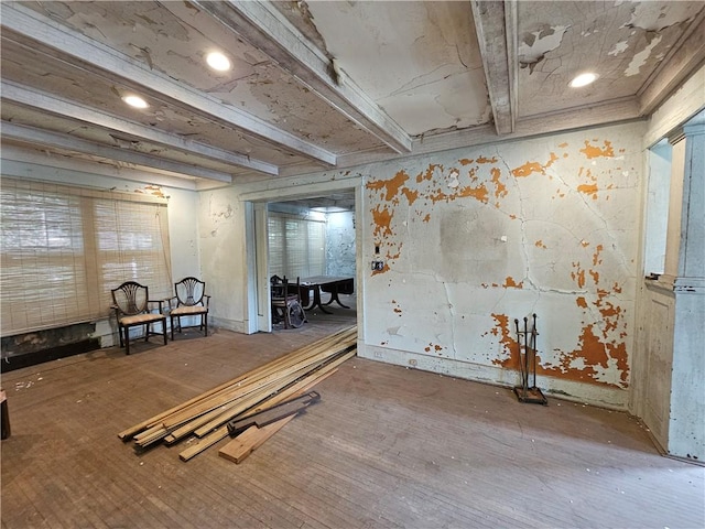 528 E Broadway St, Centralia, IL 62801 - basement featuring wood finished floors