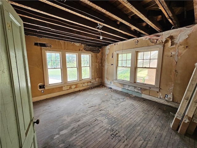 528 E Broadway St, Centralia, IL 62801 - miscellaneous room featuring healthy amount of natural light and hardwood / wood-style flooring