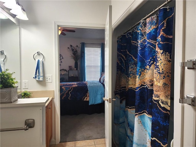8 Courtyard Blvd, Sullivan, IL 61951 - ensuite bathroom with tile patterned flooring and vanity
