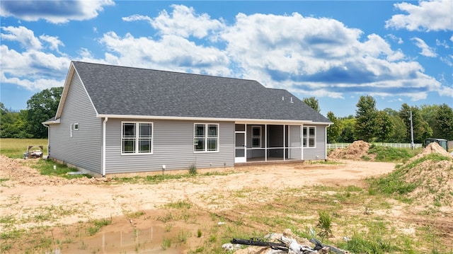 view of rear view of property