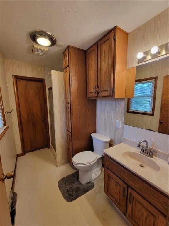 505 W N 9th St, Shelbyville, IL 62565 - bathroom with a shower stall and vanity