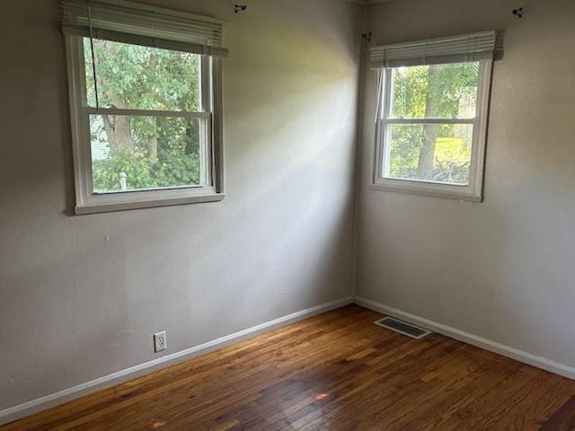 1216 Lawn Dr, Mattoon, IL 61938 - unfurnished room with baseboards and wood finished floors