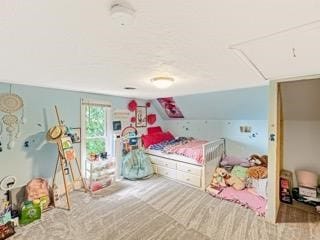 525 N 7th St, Charleston, IL 61920 - bedroom featuring carpet and lofted ceiling