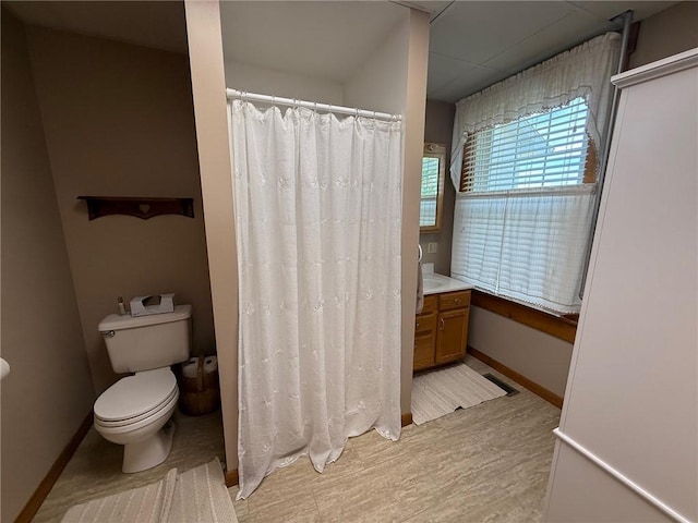 27288 State Highway 16, Ashmore, IL 61912 - bathroom with vanity and curtained shower