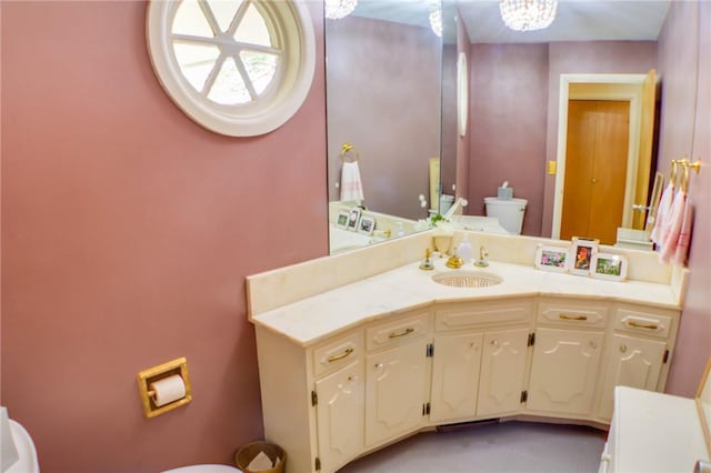 400 Country Club Rd, Mattoon, IL 61938 - bathroom featuring toilet and vanity