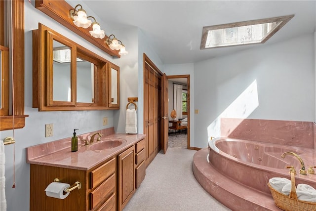 14915 N 8th Ave, Effingham, IL 62401 - full bath featuring vanity and a tub with jets