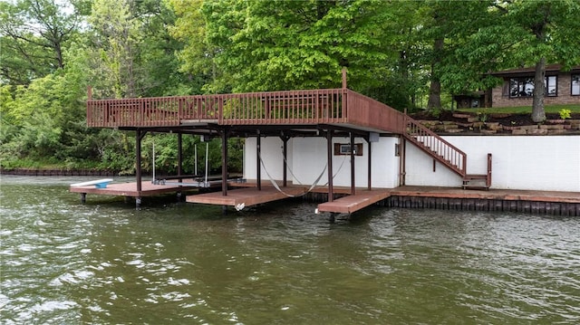 14915 N 8th Ave, Effingham, IL 62401 - dock area with a water view