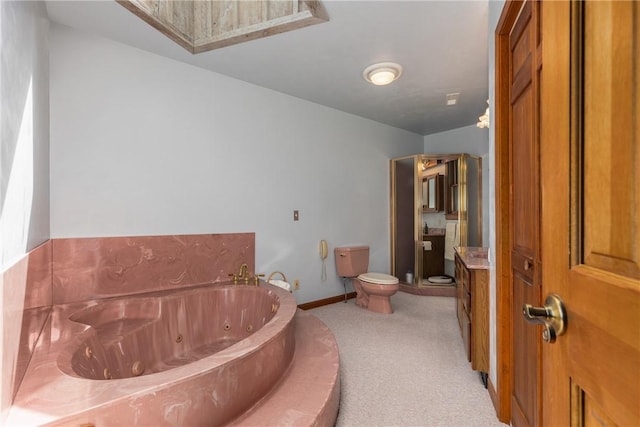 14915 N 8th Ave, Effingham, IL 62401 - bathroom with a whirlpool tub and vanity