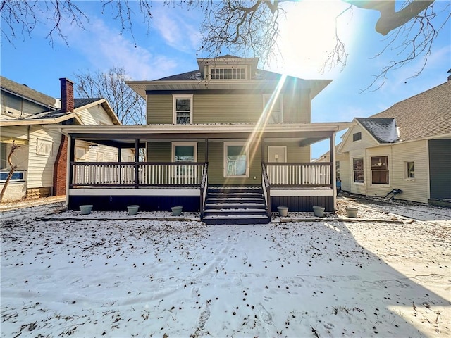 view of front of house featuring a porch