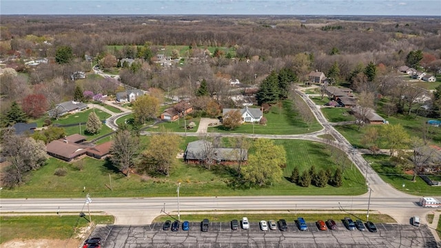 33 Homestead Dr, Newton, IL 62448 - aerial view of property and surrounding area with a forest