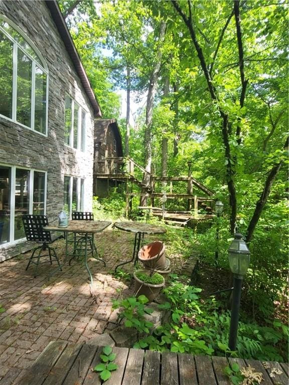 3848 Cahokia Ln, Charleston, IL 61920 - deck with outdoor dining area