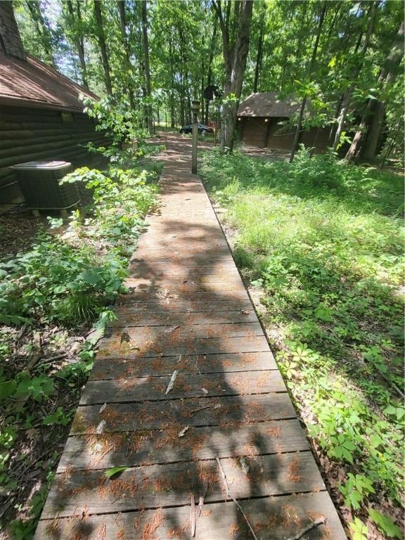 3848 Cahokia Ln, Charleston, IL 61920 - view of yard with cooling unit