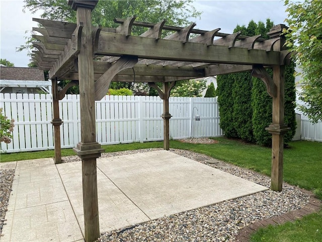15 Fairfield Ln, Charleston, IL 61920 - view of patio / terrace featuring a pergola