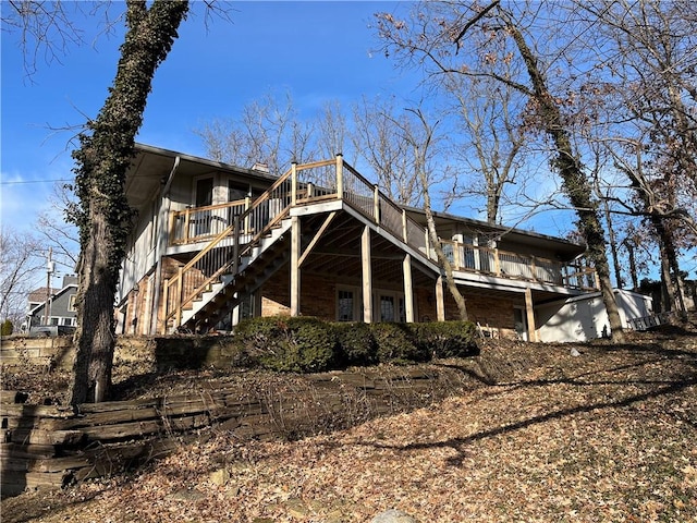 view of rear view of house