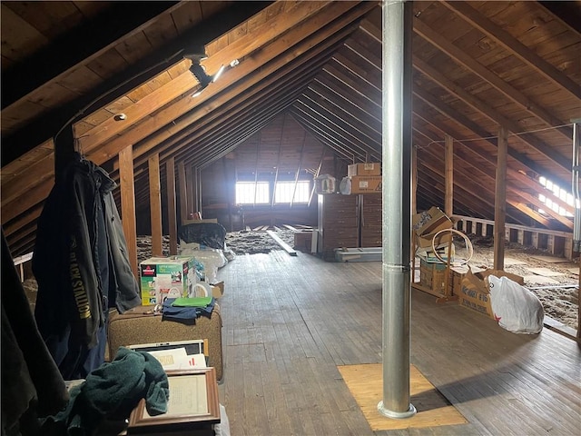 105 S Lafayette St, Newton, IL 62448 - view of unfinished attic