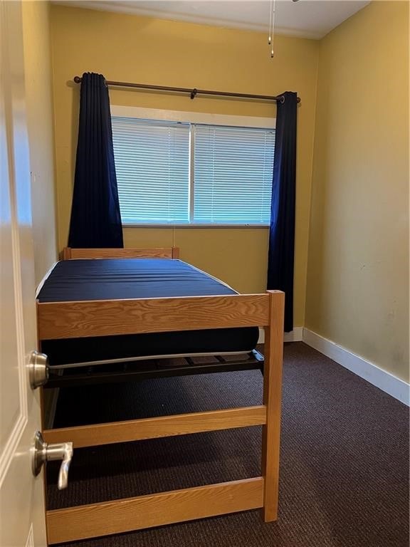 unfurnished bedroom featuring carpet floors