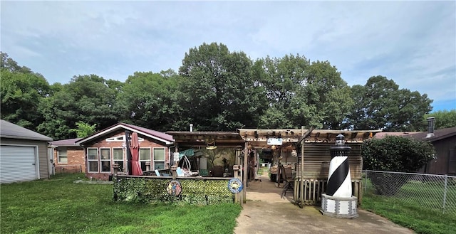 3254 Vista Dr, Danville, IL 61832 - view of front of house featuring a pergola
