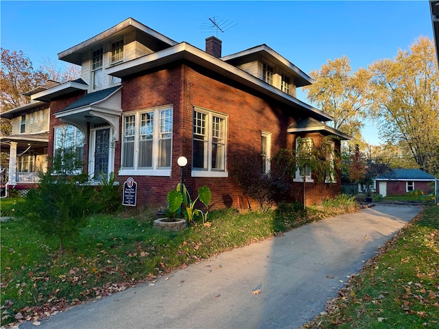 view of side of property