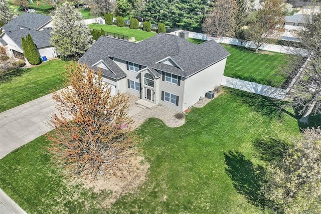 drone / aerial view