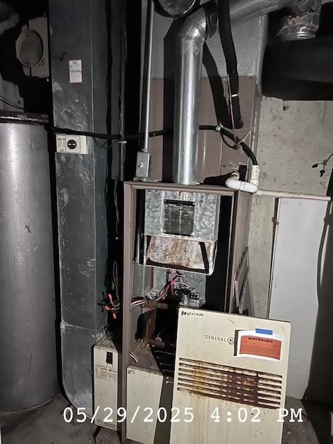 6680 John Dr, Mt Zion, IL 62549 - utilities with heating unit