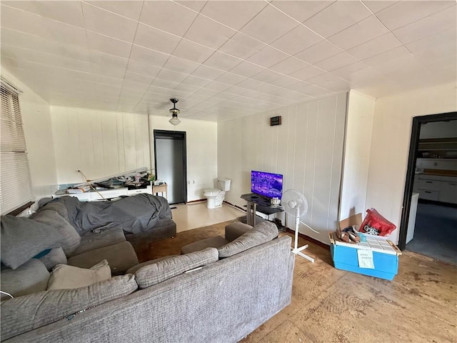 view of living area