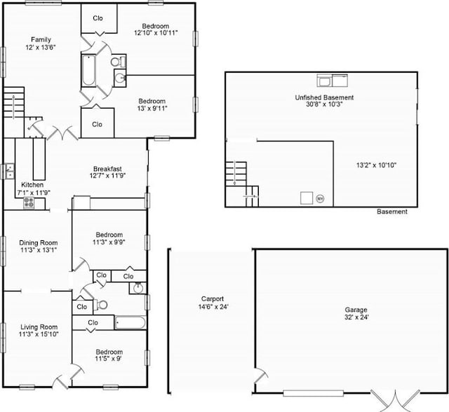 6145 Sangamon Rd, Decatur, IL 62521 - view of property floor plan