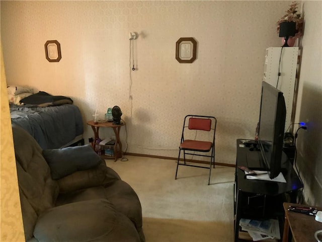 603 W English St, Danville, IL 61832 - bedroom featuring carpet and baseboards