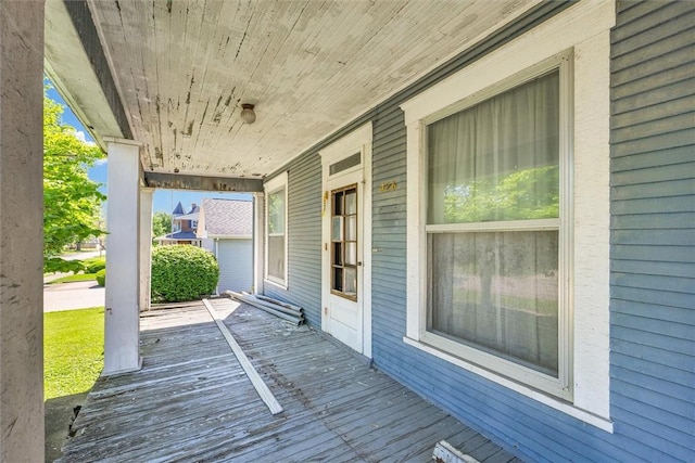 426 W Madison St, Paris, IL 61944 - deck featuring covered porch