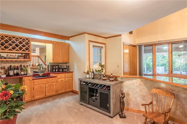 5353 E Reas Bridge Rd, Decatur, IL 62521 - indoor dry bar featuring light carpet