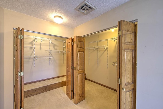 closet with visible vents