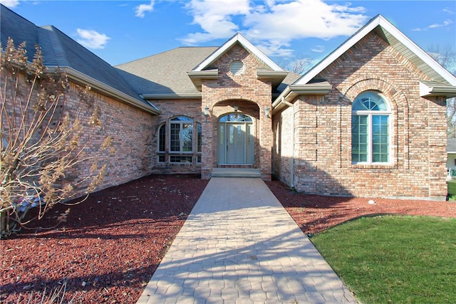 508 Deere Run Ln, Casey, IL 62420 - entrance to property with brick siding and roof with shingles