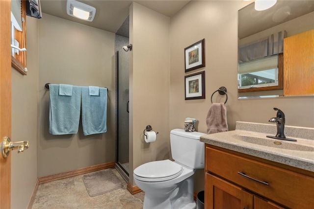 1003 Flame Ave, Effingham, IL 62401 - full bathroom featuring vanity and a shower stall